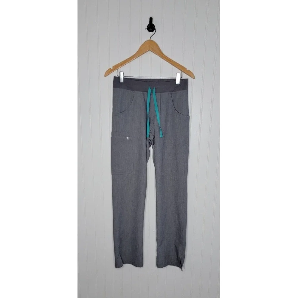 FIGS Kade Cargo Technical Collection Scrub Pants Women's Size XS Gray